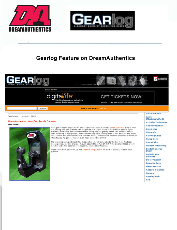 Gearlog