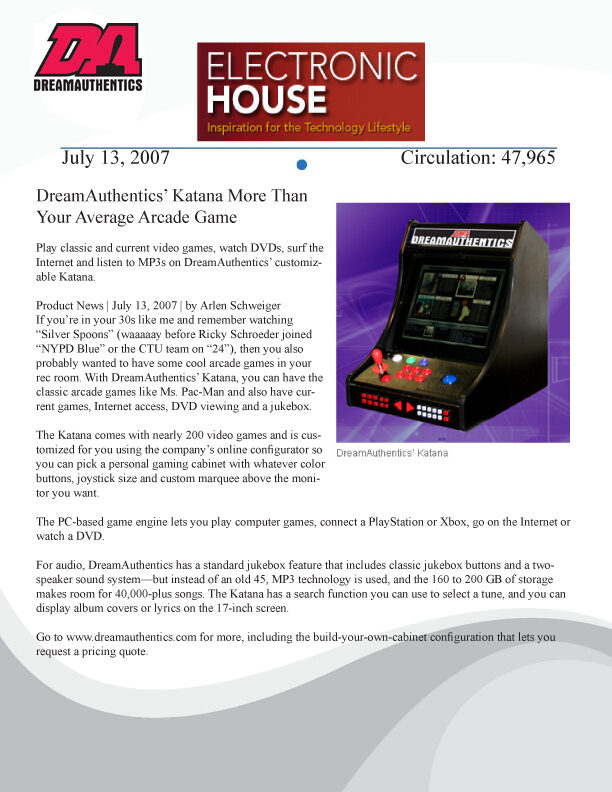 Electronic Housekatana